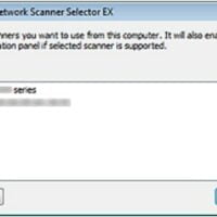 IJ Network Scanner Selector EX 2