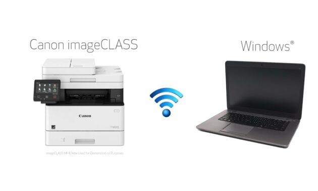 Canon imageCLASS Wifi Setup with a Windows PC